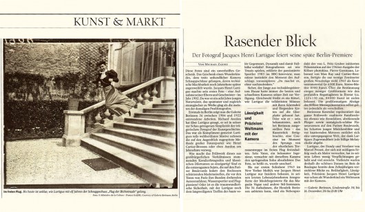 Tagesspiegel | 1. Oktober 2011 | Kunst & Markt | 